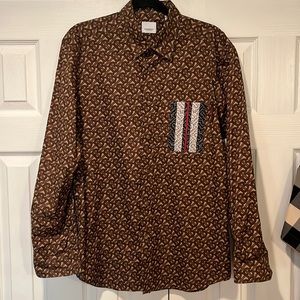 Men’s Large long sleeve Burberry button down